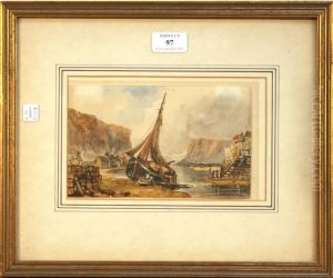 View Of An Estuary by Henry Barlow Carter
