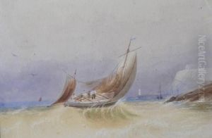 Coastal Shipping Scenes At Scarborough