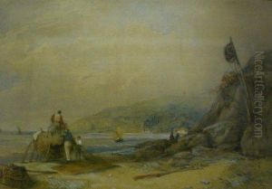 Pecheurs Sur Un Rivage by Henry Barlow Carter