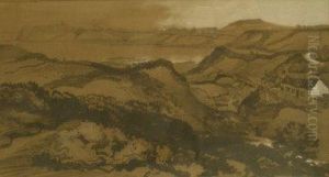 Scalby Mills Looking Towards Scarorough Castle Headland by Henry Barlow Carter