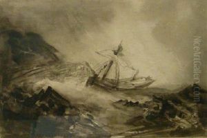 Wreck Near The Caves Filey