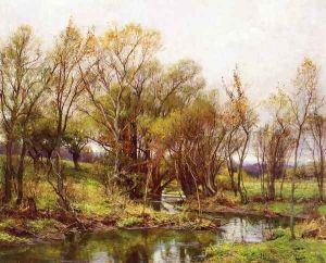 The Brook - Morning by Hugh Bolton Jones