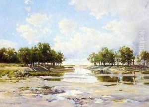 Inlet at Low Tide by Hugh Bolton Jones