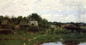 Path by the Pond by Hugh Bolton Jones