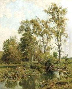 The Meadow Brook 2 by Hugh Bolton Jones