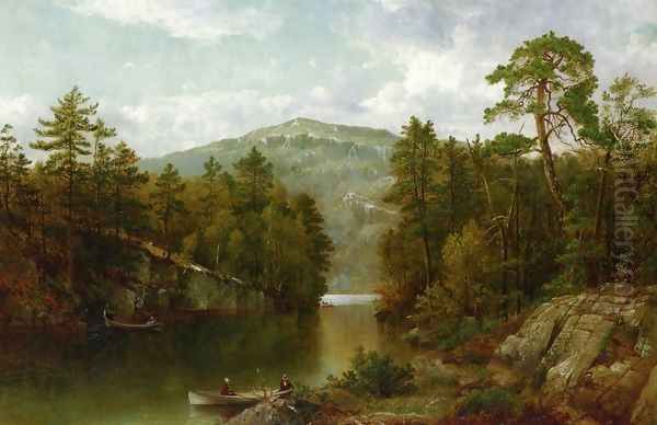 A View on Lake George by David Johnson