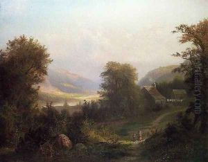 Hudson River Scene by David Johnson