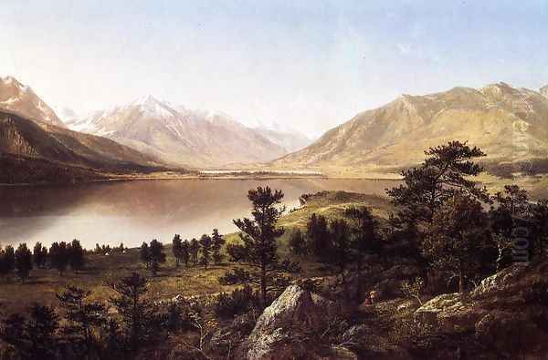 Upper Twin Lakes in the Colorado Rockies - view 1