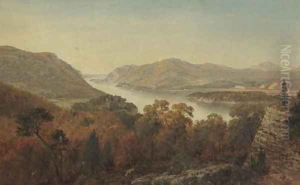 View of Hudson River from Ruins at Fort Putnam - view 1