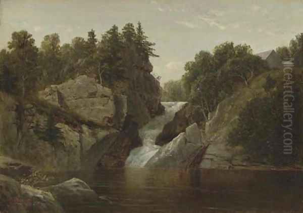 Waterfall at Norwich, Connecticut - view 1