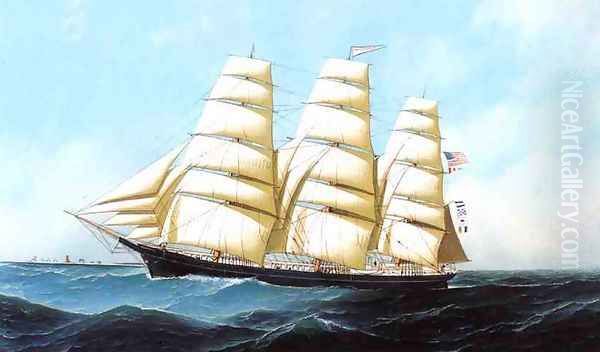 The Clipper Ship "Triumphant" - view 1