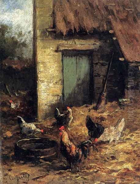 Poultry In A Farmyard - view 1
