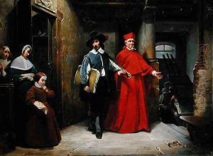 A Cardinal Looking for Ribera in his Studio in Naples