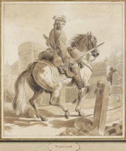 Un Brigadier Du Regiment De Dragons by Francesco Giuseppe Casanova