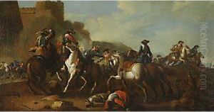 Pittore Del Xviii Secolo
 "battaglia" by Francesco Giuseppe Casanova
