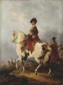 Cavalrymen On A Bluff