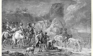 Convoi De Militaires A Cheval Convoi De Militaires A Cheval