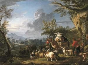 A Landscape With Travelers And A Drover