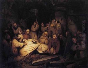 The Count of Comminges Recognizing Adelaide by Claude Jacquand