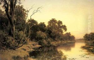 A Backwater of the River Murray, South Australia by Henry James Johnstone