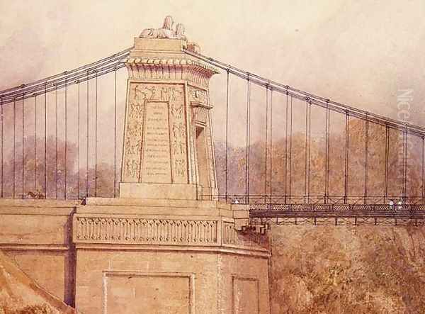 Detail of the Approved Design for the Clifton Suspension Bridge - view 1