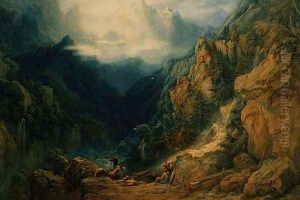 Composition Hunters Resting after the Chase by Samuel Jackson