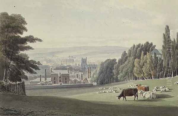 Bristol from below the Royal Fort Tyndalls Park - view 1