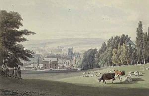 Bristol from below the Royal Fort Tyndalls Park by Samuel Jackson