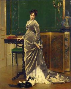 A Playful Moment by Gustave Leonhard de Jonghe