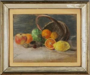 Natura Morta Di Frutta by Giuseppe Casciaro
