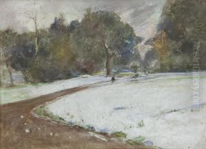 Strada Innevata by Giuseppe Casciaro