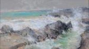 Mare In Burrasca by Giuseppe Casciaro