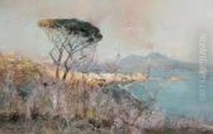 Naples From Posillipo by Giuseppe Casciaro