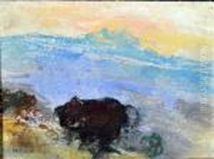 Impressione A Nusco by Giuseppe Casciaro