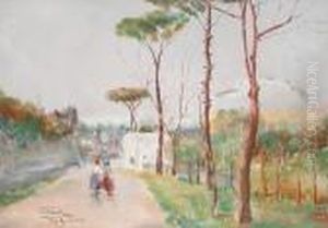 The Route To Naples by Giuseppe Casciaro