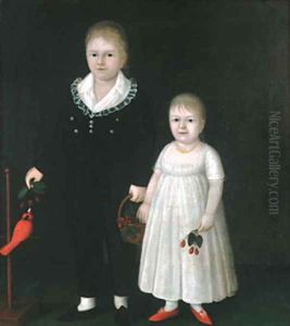 Edward and Sarah Rutter 1805 by Joshua Johnson