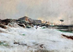 Nevicata by Giuseppe Casciaro