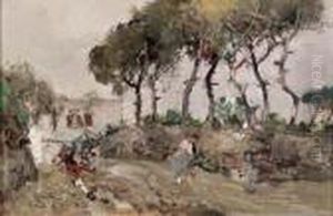 La Pineta D'ischia by Giuseppe Casciaro