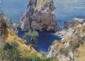 A Capri by Giuseppe Casciaro