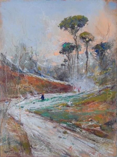 Paesaggio Con Strada Di Campagna - view 1
