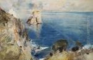 Faraglioni Di Capri by Giuseppe Casciaro