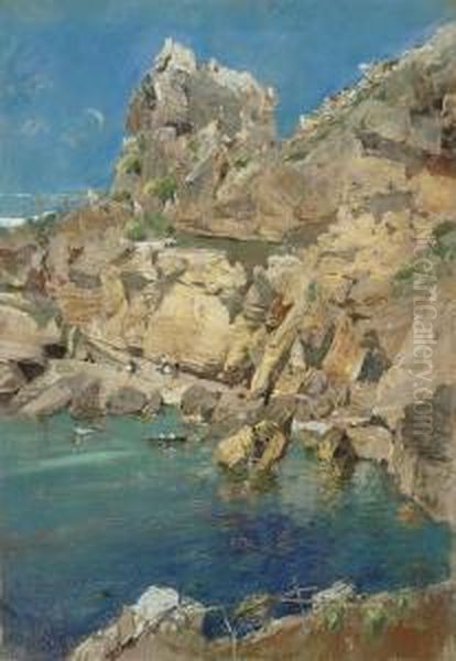 Fisherfolk On The Amalfi Coast - view 1