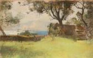 Veduta Dal Giardino by Giuseppe Casciaro