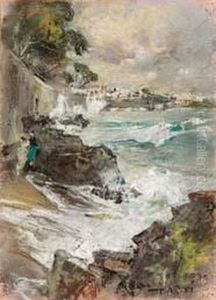 Ischia Ponte - 1941 by Giuseppe Casciaro