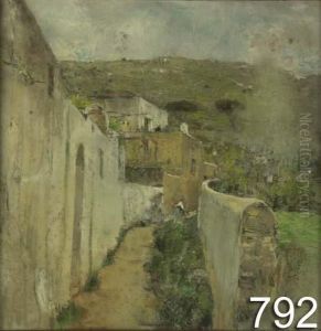 Scorcio Di Paese. by Giuseppe Casciaro