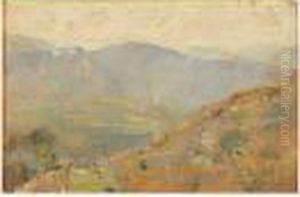 Paesaggio Di Nusco by Giuseppe Casciaro
