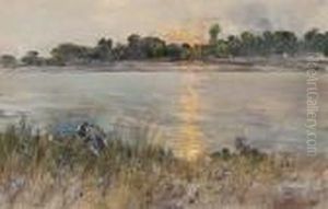 A Gathering On The Riverbank, Dusk A Gathering On The Riverbank, Dusk
