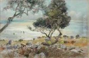 Paysage De Bord De Mer by Giuseppe Casciaro