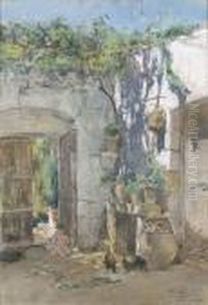 Sulla Porta Del Cortile - view 1