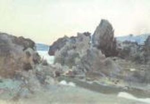 Fra Gli Scogli by Giuseppe Casciaro